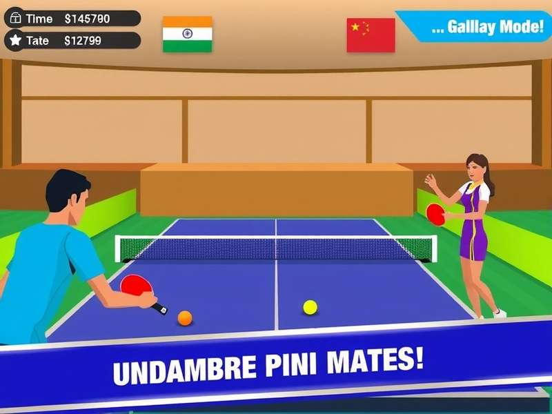 Ping Pong Master India Game Screenshot